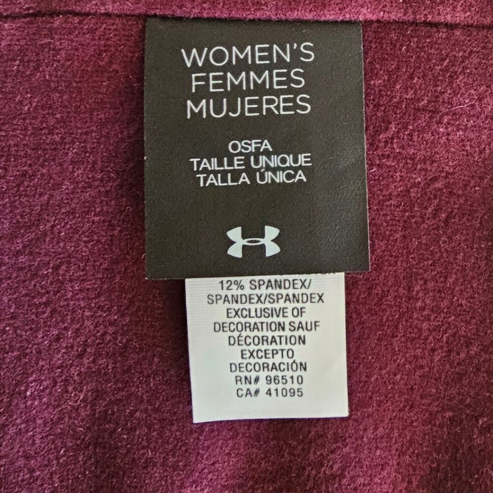 Under Armour ColdGear® Women's Earwarmer Headband | OS | NWT | Salmon Maroon - Picture 5 of 10